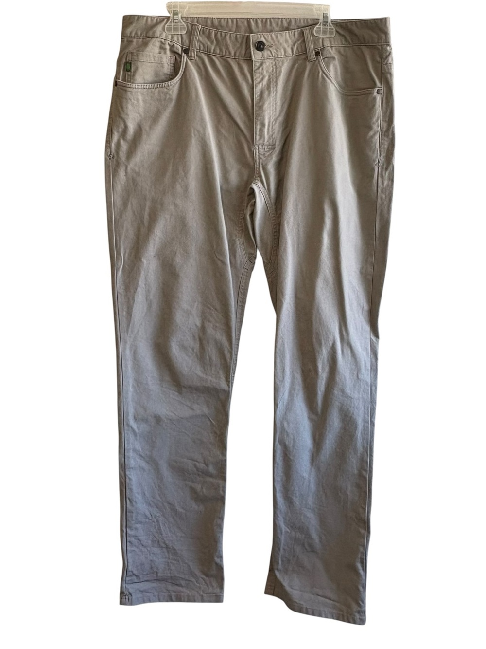 STIO Mens 38 Long Beige Straight Leg Jeans Outdoor Travel Workwear Western
